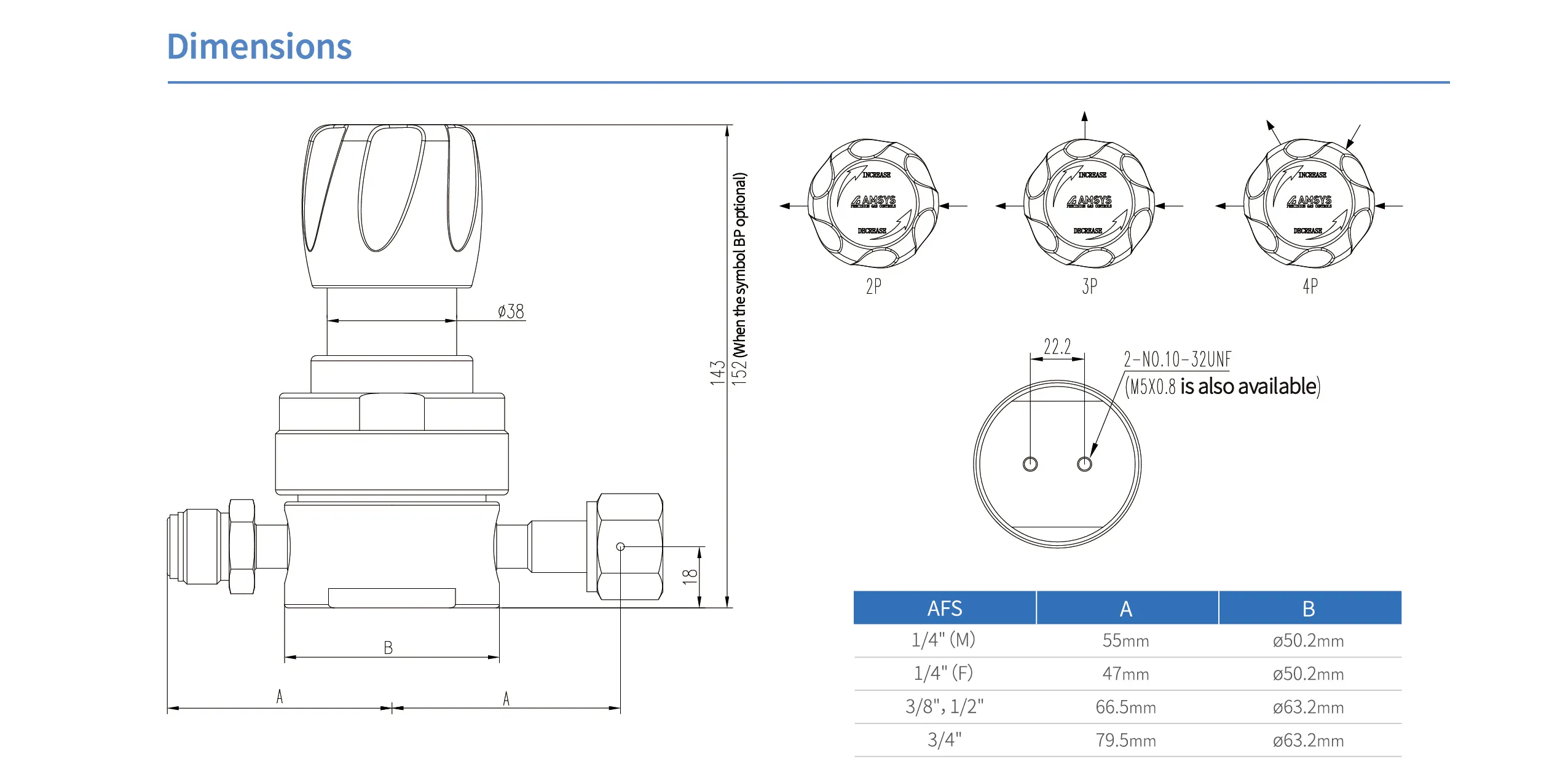 Регулятор AMFLO UHP AU23 Материал: Код SH (Body-SUS316L VAR; Poppet, Nozzle,Diaphragm, Gland-Hastelloy®C-22,Seat: PCTFE) ; Поверхность 0.25 um; 3х портовый, вх. давл. 206 бар, CV-0.9