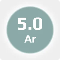 Аргон (Ar) 5.0 (99,999%) медицинский в баллоне 40л 150бар, соединение  G3/4 (DIN 9)